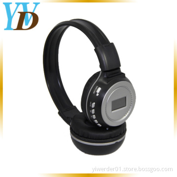 Popular Gray LED Screen Wireless TF FM Stereo Outdoor Headphone (YWD-TF2)